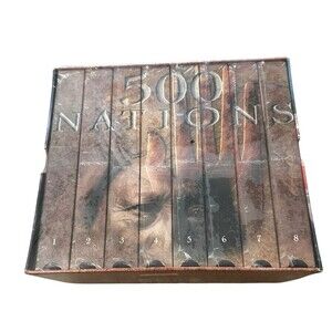 500 Nations VHS 8-Pack NEW! SEALED Jack Leustig Film - Hosted by Kevin Costner